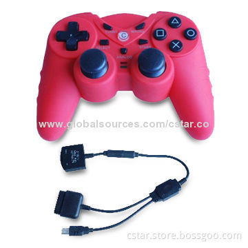 Wireless Joypad with Rubber Handle, Available in Pink Color